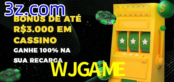WJGAME melhor bônus de depósito